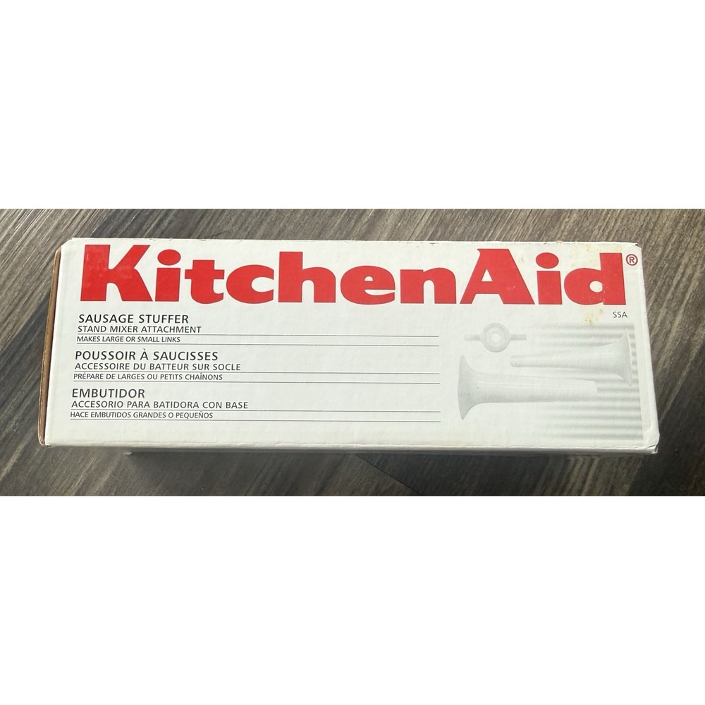 KitchenAid Sausage Stuffer Stand Mixer Attachment White Made In USA